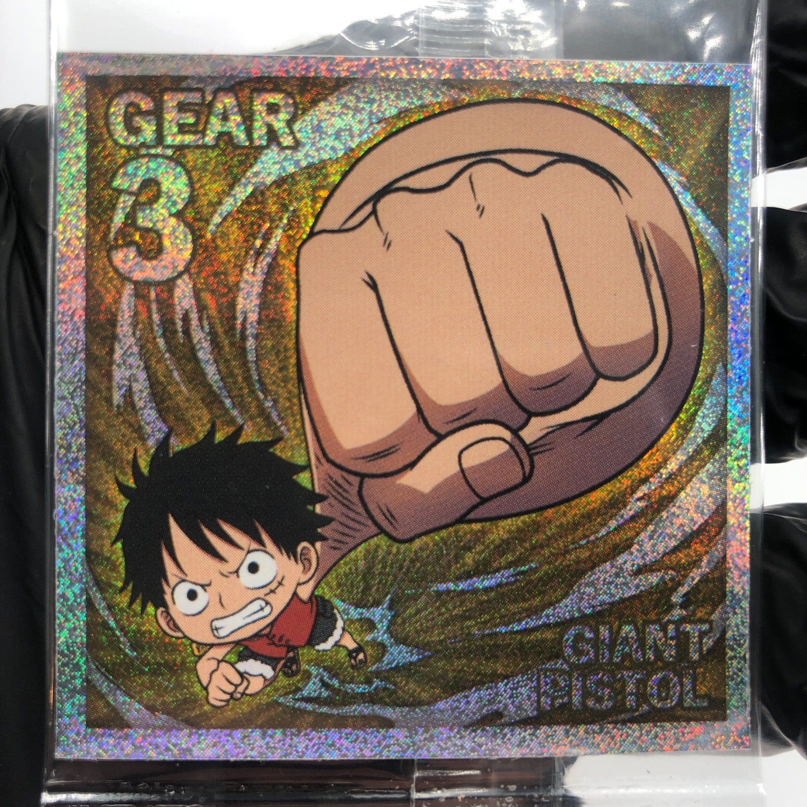 One Piece Luffy Gear 3 SW6-24 GR Holo Wafer  Japanese [Sealed]