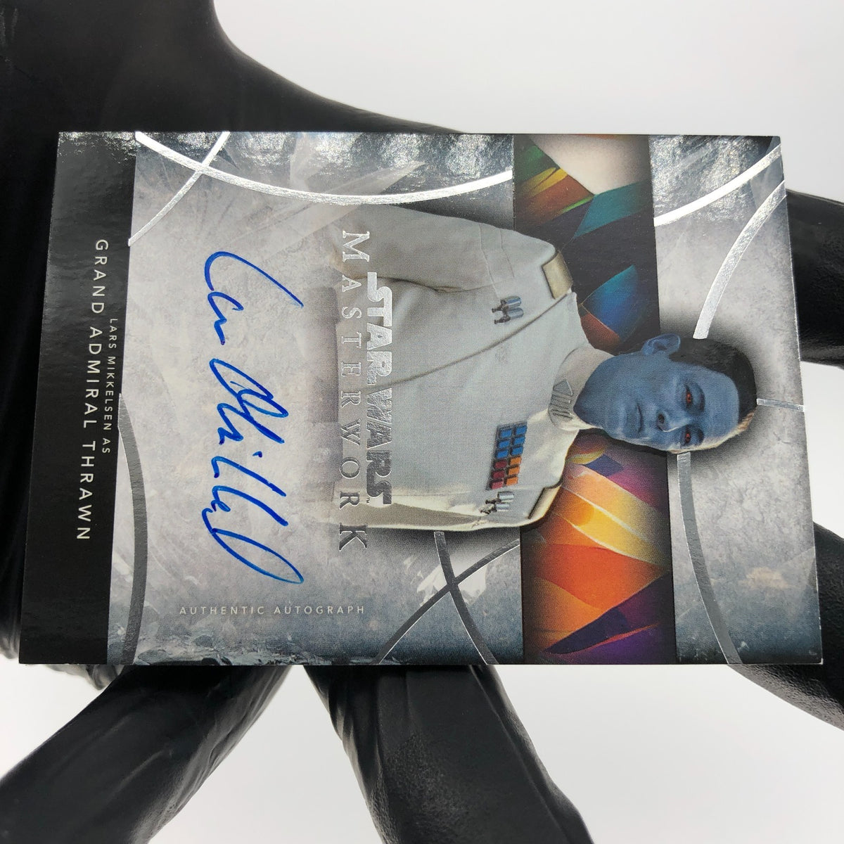 2024 Topps Masterwork Star Wars Admiral Thrawn A-LM Autograph Lars Mikkelsen