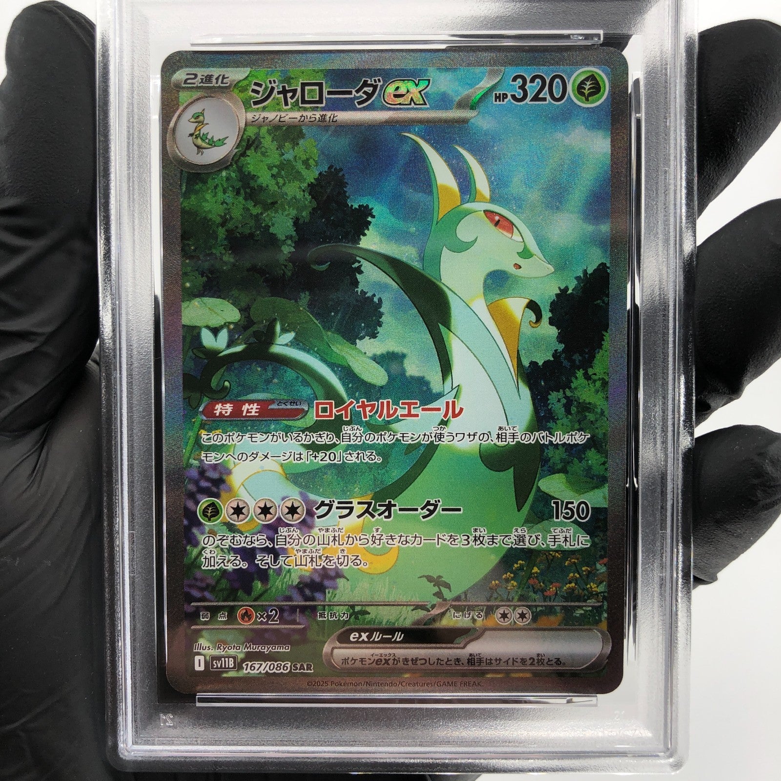 PSA 10 Pokemon Card Serperior 167/086 SAR SV11B Japanese Karte [10] 3