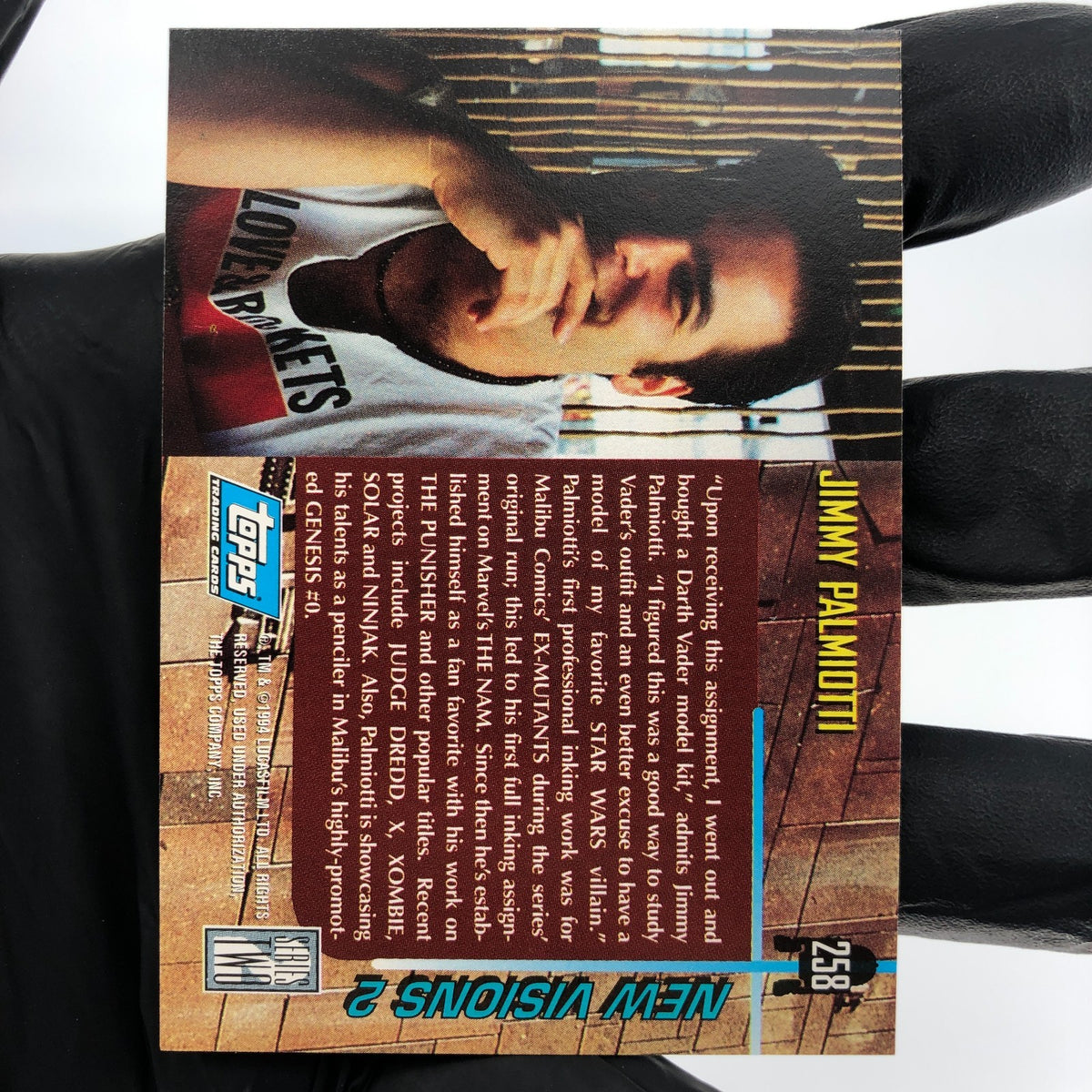 Star Wars Galaxy Card Luke Darth Vader Jimmy Palmiotti 258 Topps Vader 1994 [NM]