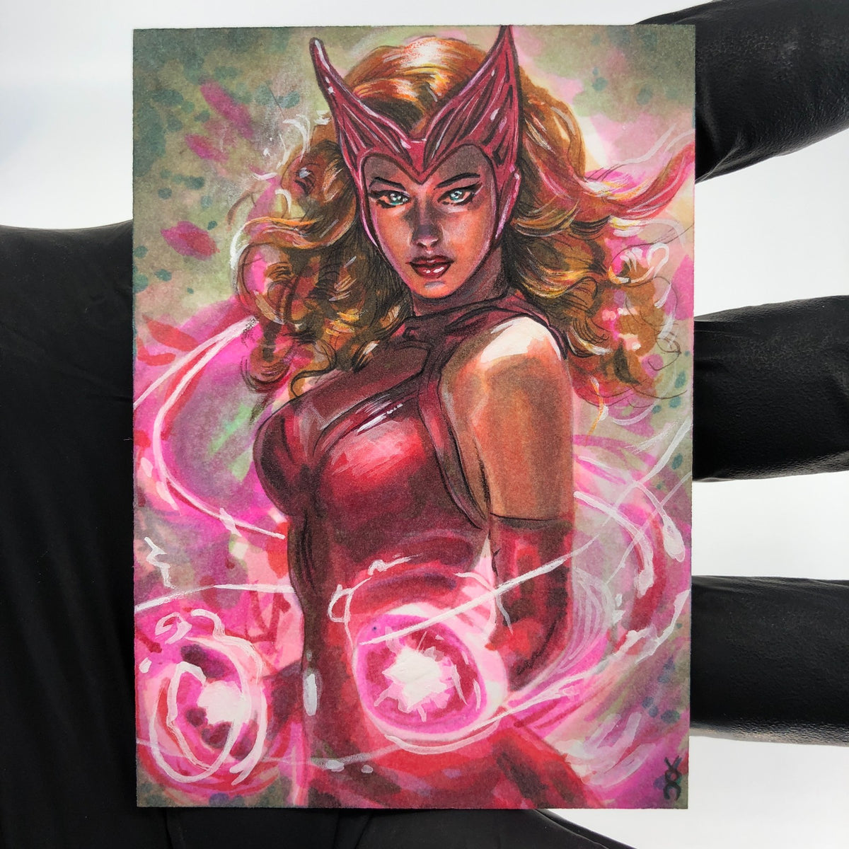 Marvel Sketch Card Scarlet Witch Artist Veronica O Connell 2026 [NM]