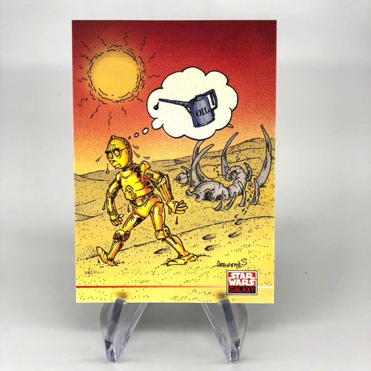 Star Wars Galaxy Card C-3PO 208 Sergio Aragones New Visions Topps 1994 [NM]