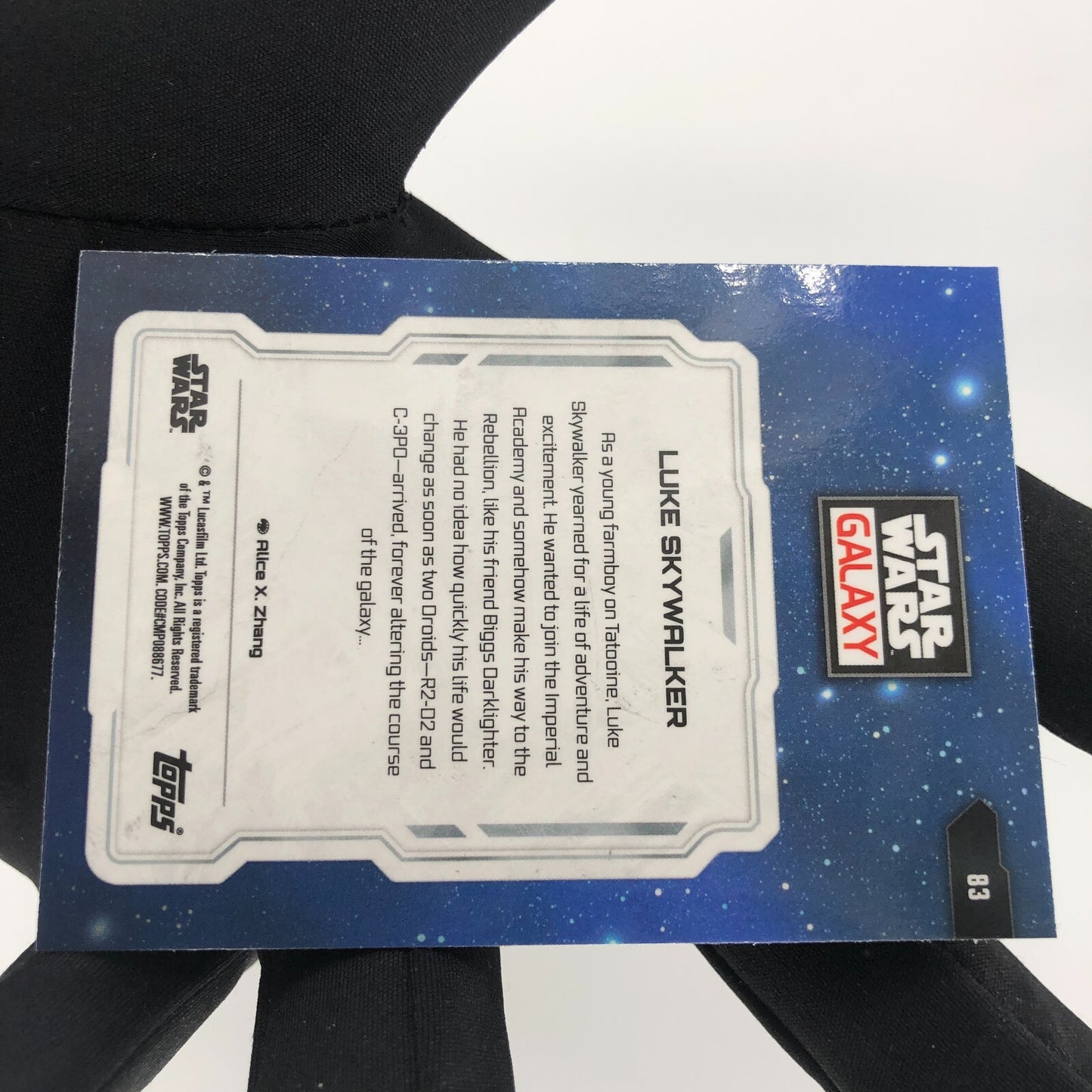 Star Wars Galaxy 2024 Luke Skywalker 74 Base Topps Chrome [Rank A]