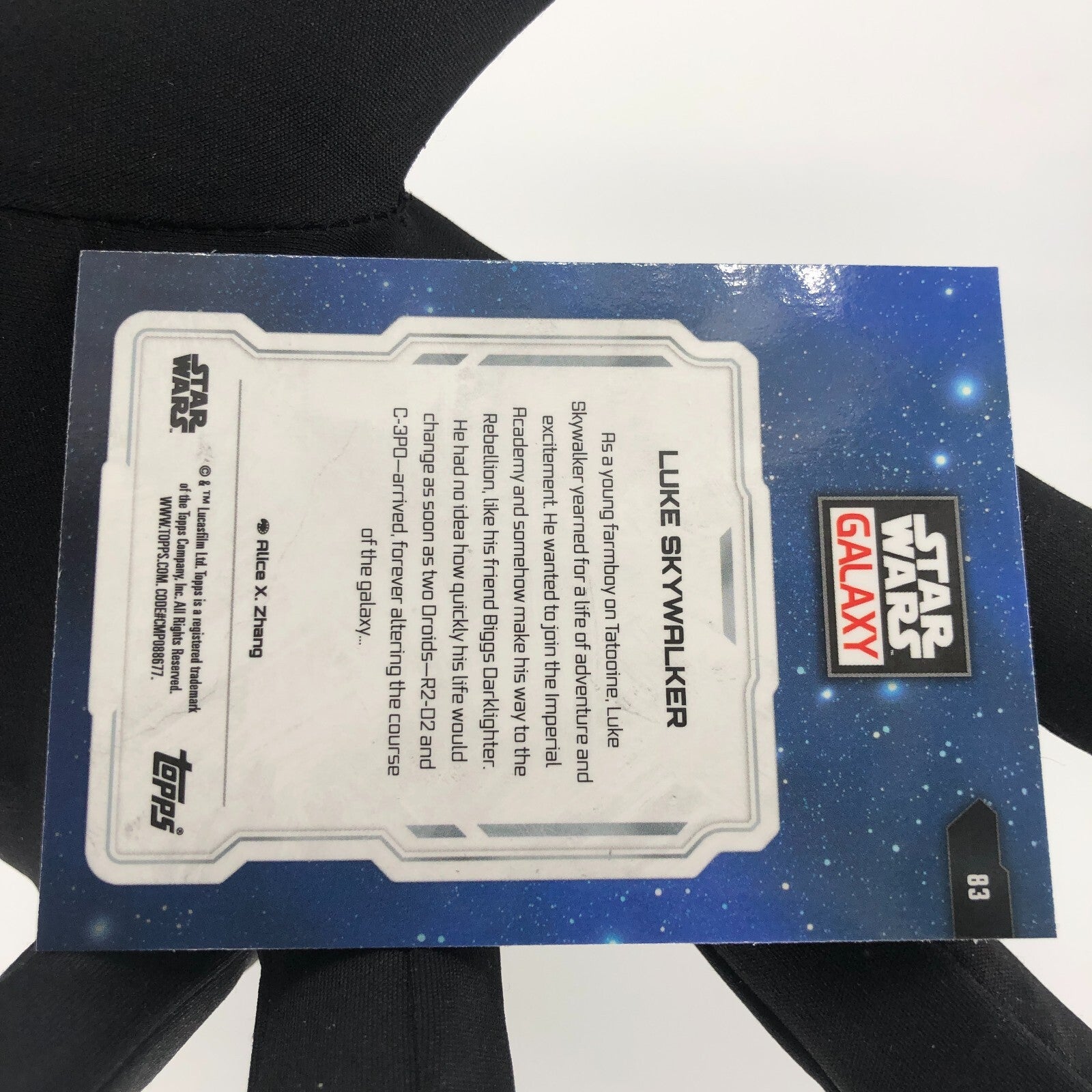 Star Wars Galaxy 2024 Luke Skywalker 74 Base Topps Chrome [Rank A]