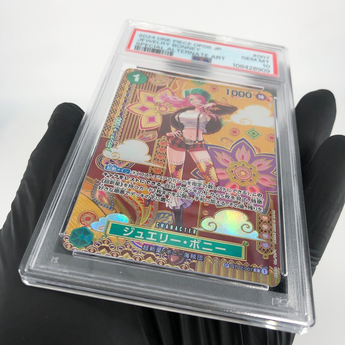 One Piece Card PSA 10 Bonney ST02-007 C SP Parallel Japanese [10]