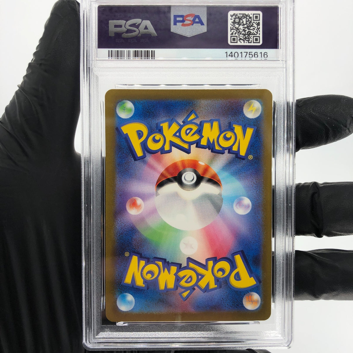PSA 9 Pokemon Card Larvitar 114/108 AR SV3 Japanese Karte [9]