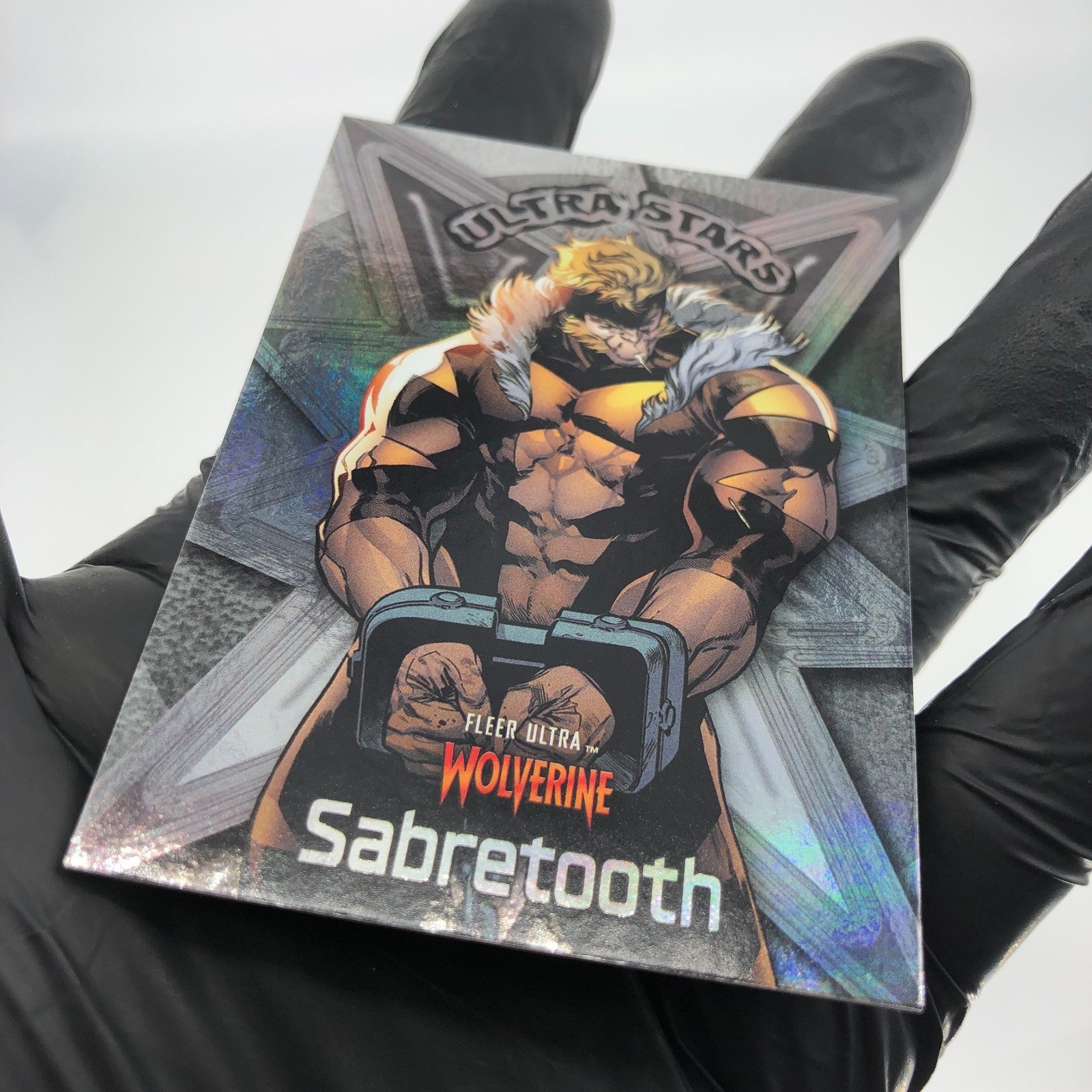 Marvel Card Sabertooth US3 Wolverine 2022 Fleer Upper Deck [NM]