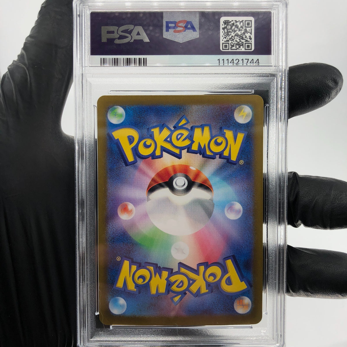PSA 9 Pokemon Card Palafin Ex 207/187 SAR sv8a Japanese Karte [9]