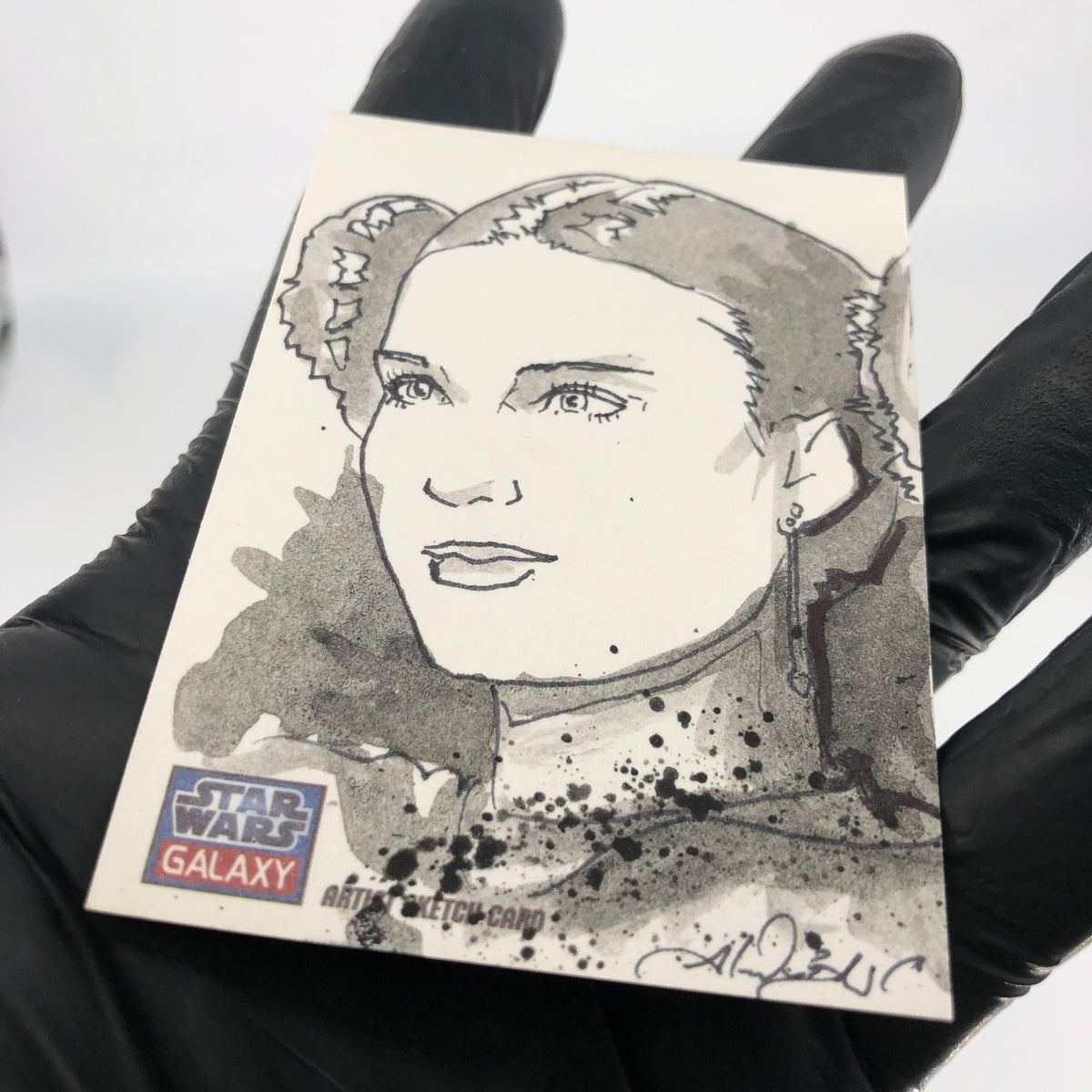2024 Topps Star Wars Galaxy Padme Amidala /1 Sketch by Alex Buechel [NM]
