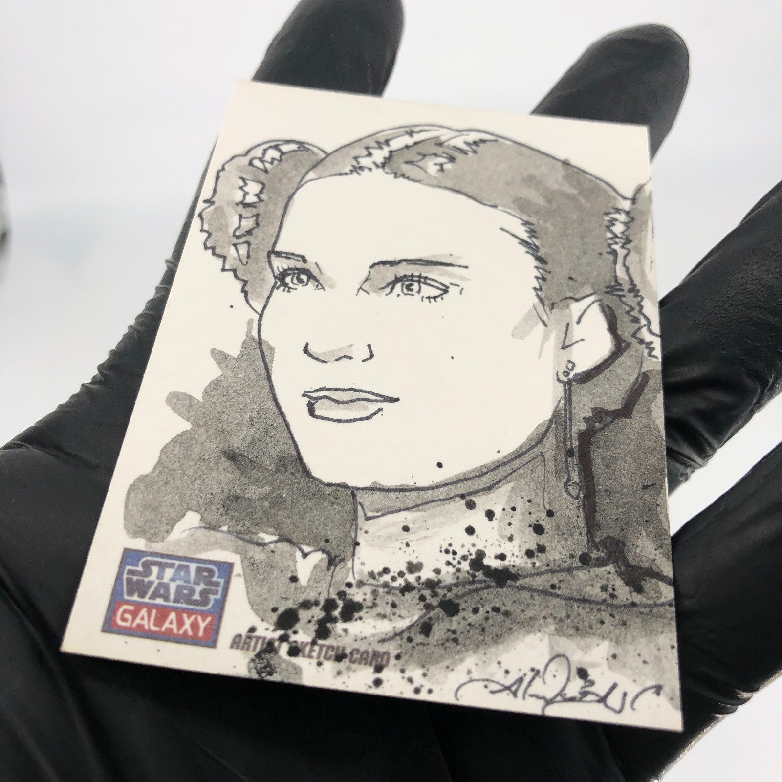 2024 Topps Star Wars Galaxy Padme Amidala /1 Sketch by Alex Buechel [NM]