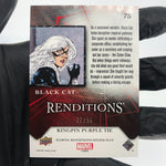 Marvel Card Black Cat 75 Purple Tie /99 Renditions 2024 Upper Deck [NM]