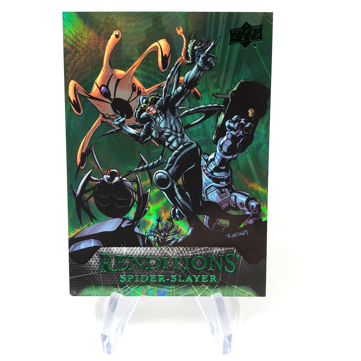 Marvel Card Spider-Slayer 59 Green  /399 Fleer Upper Deck Renditions [NM]