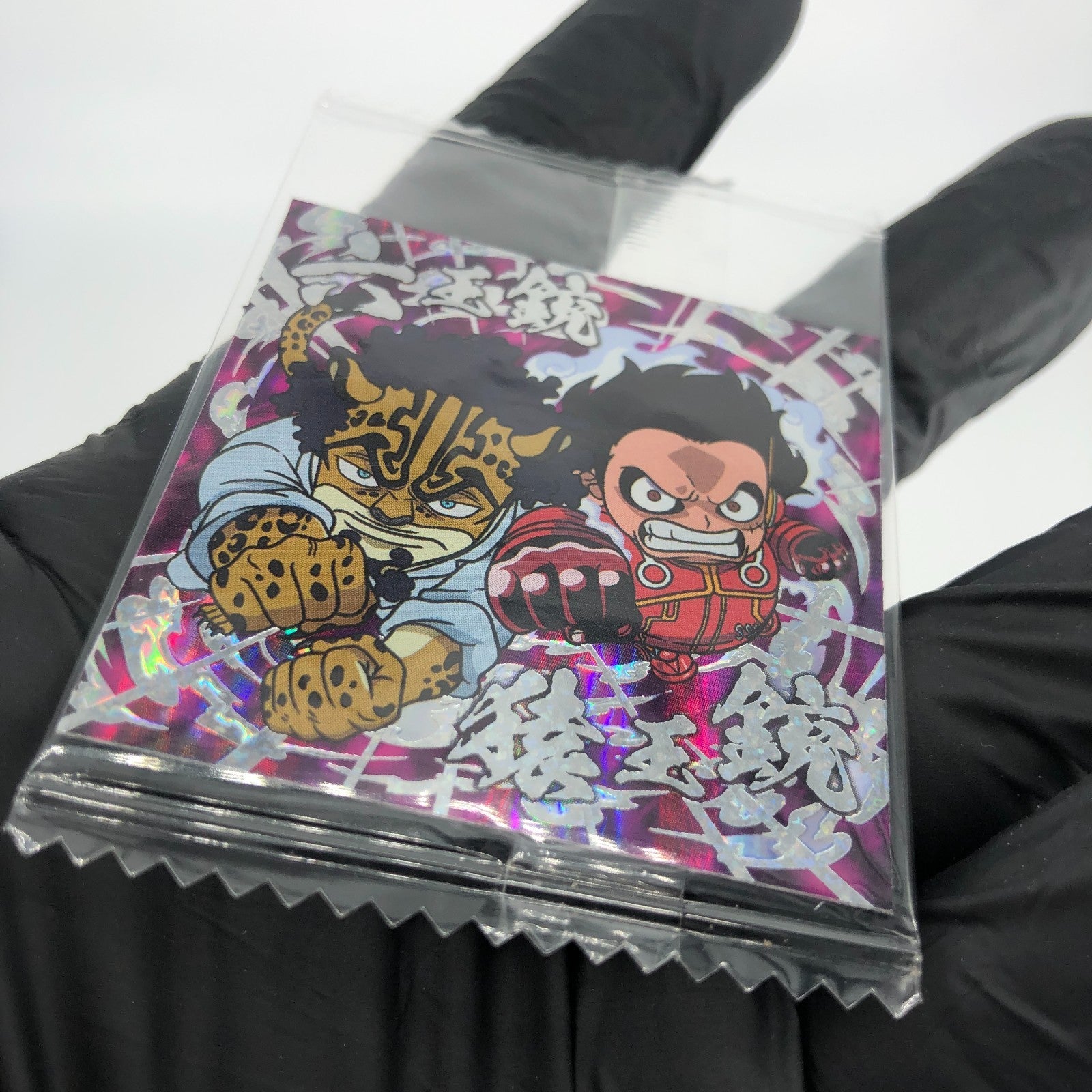 One Piece Luffy Rob Lucci SW9-S1 SEC Holo Wafer  Japanese [Sealed]