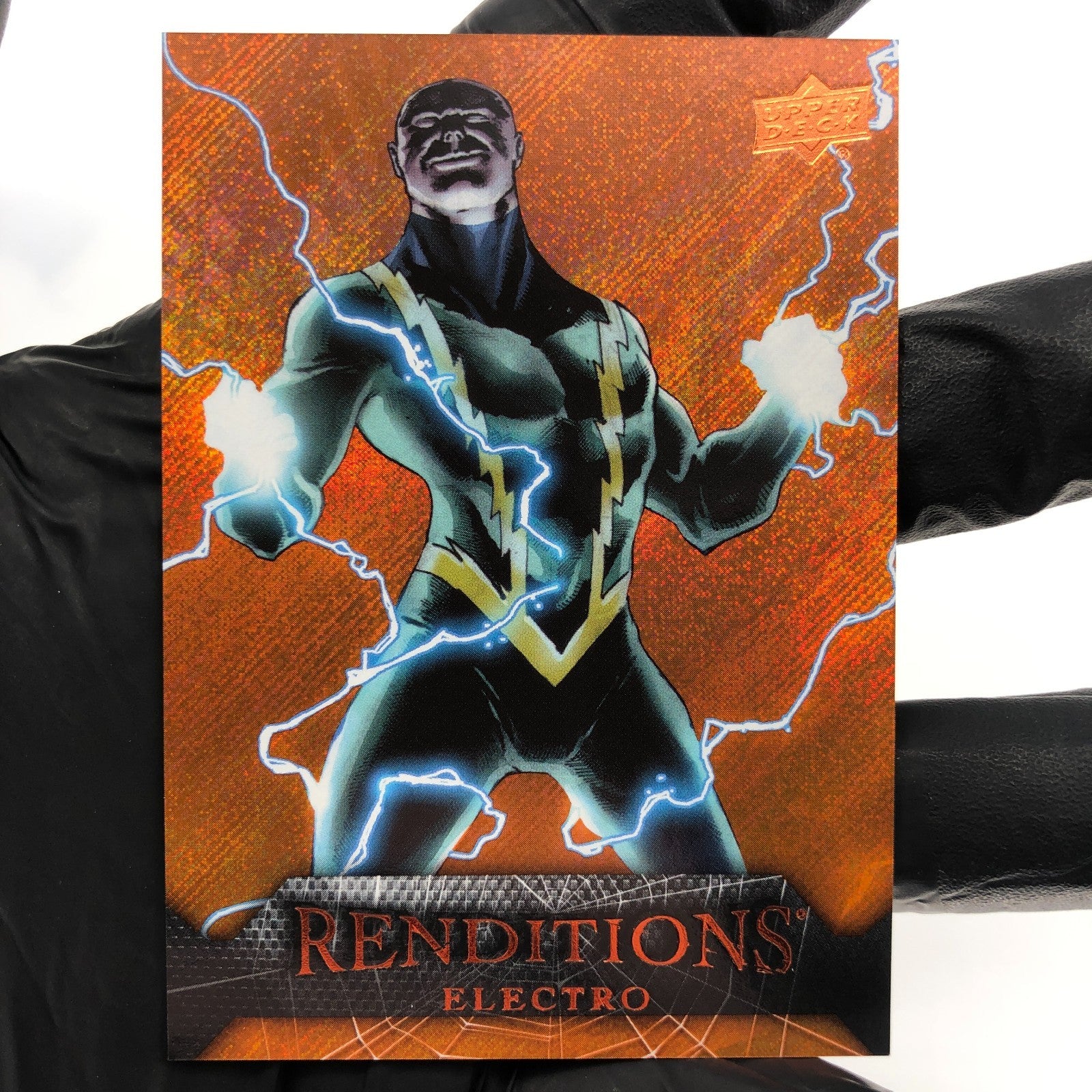 Marvel Card Electro 52 Orange  /299 Fleer Upper Deck Renditions [NM]