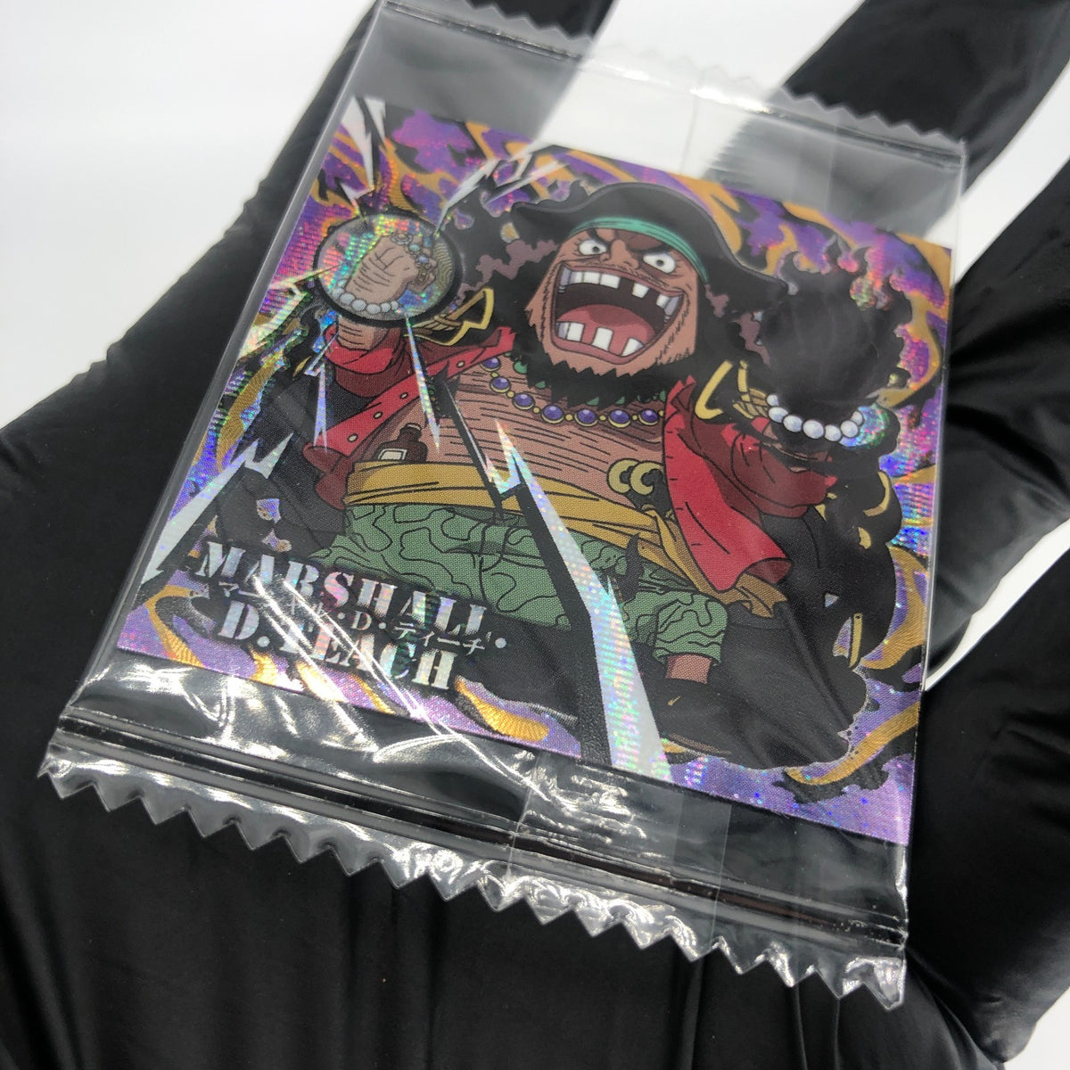 One Piece Black Beard SW2-S2 SEC Holo Wafer  Japanese [Sealed]