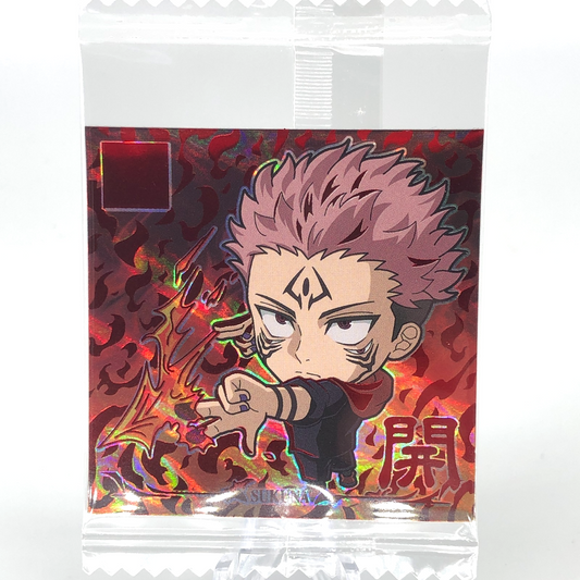 Jujutsu Kaisen Sukuna 7-30 R Four Star Holo Wafer Japanese [Sealed]