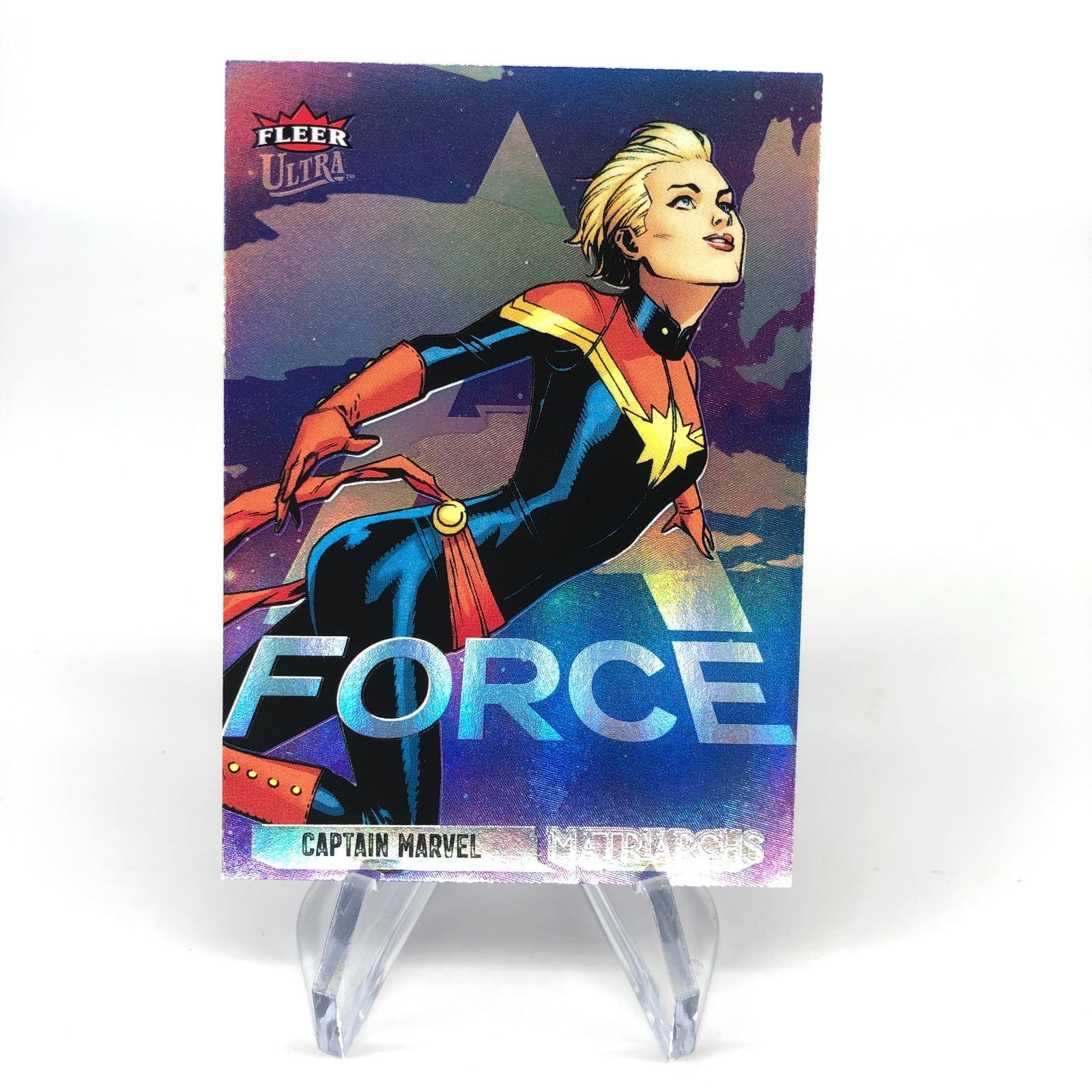 Marvel Card Captain Marvel AF-1 Force Matriarchs 2024 Fleer Upper Deck [NM]