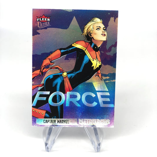 Marvel Card Captain Marvel AF-1 Force Matriarchs 2024 Fleer Upper Deck [NM]