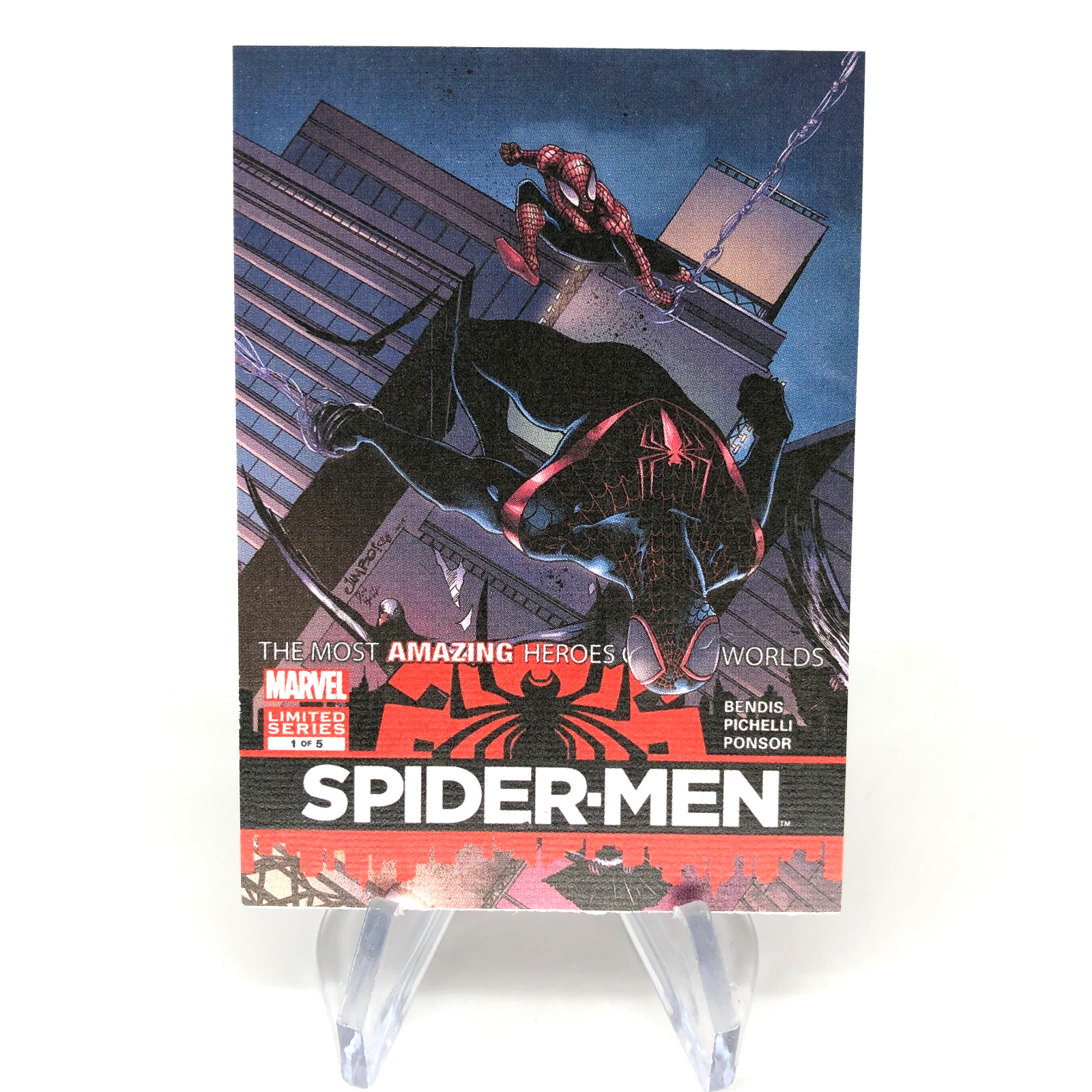 Marvel Card Spider-Man 74 Comic Covers Fleer Upper Deck Renditions [NM]