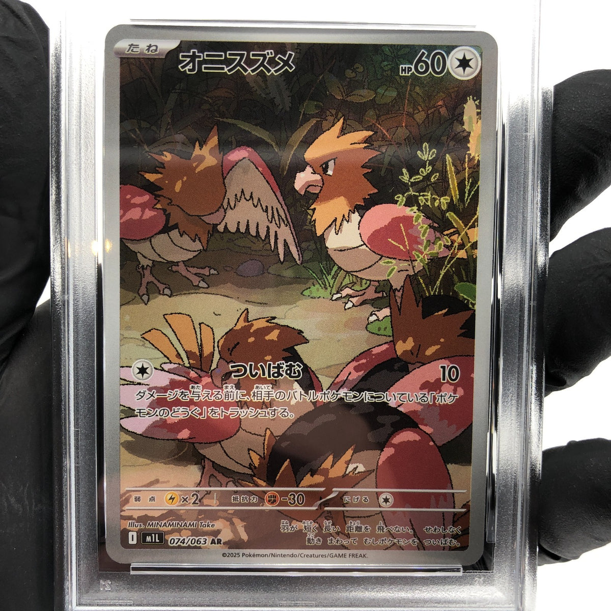 PSA 10 Pokemon Card Spearow 074/063 AR M1L  Japanese Karte [10] 3