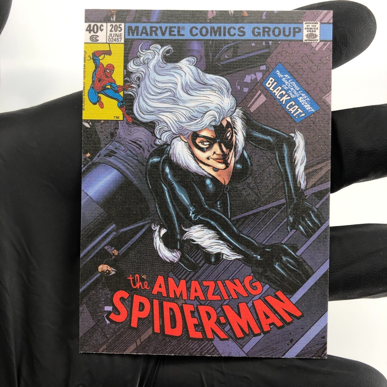 Marvel Card Black Cat 49 Comic Covers Fleer Upper Deck Renditions [NM]