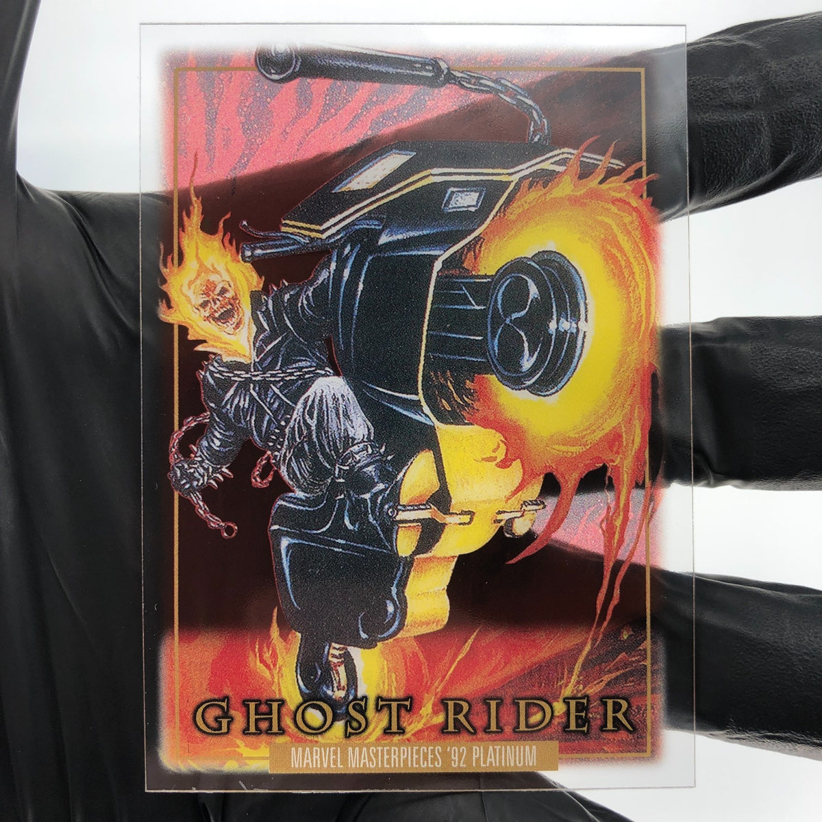 Marvel Card Ghost Rider 37 Clear Cut  Fleer Upper Deck Masterpieces [NM]