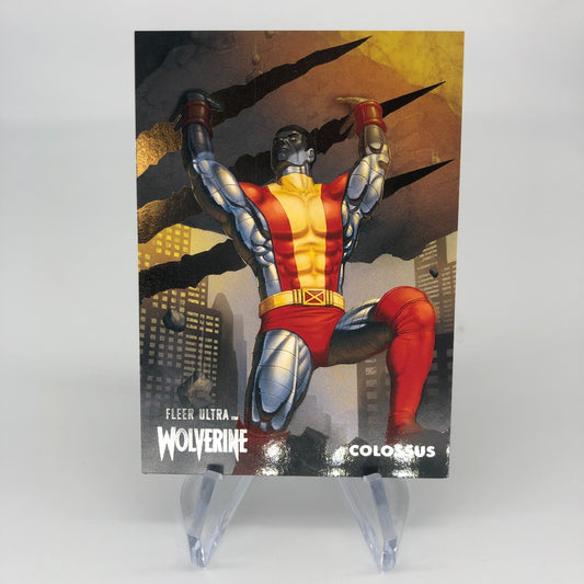 Marvel Card Colossus 77 Base Upper Wolverine Ultra [A]