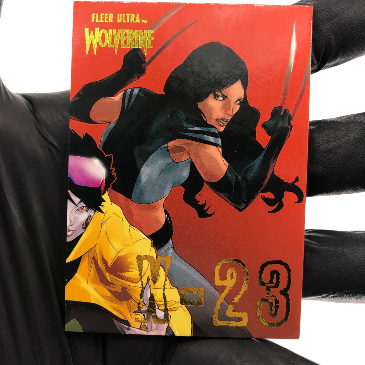 Marvel Card X-23 X-6 Gold /90 Fleer Upper Deck Ultra Wolverine [NM]