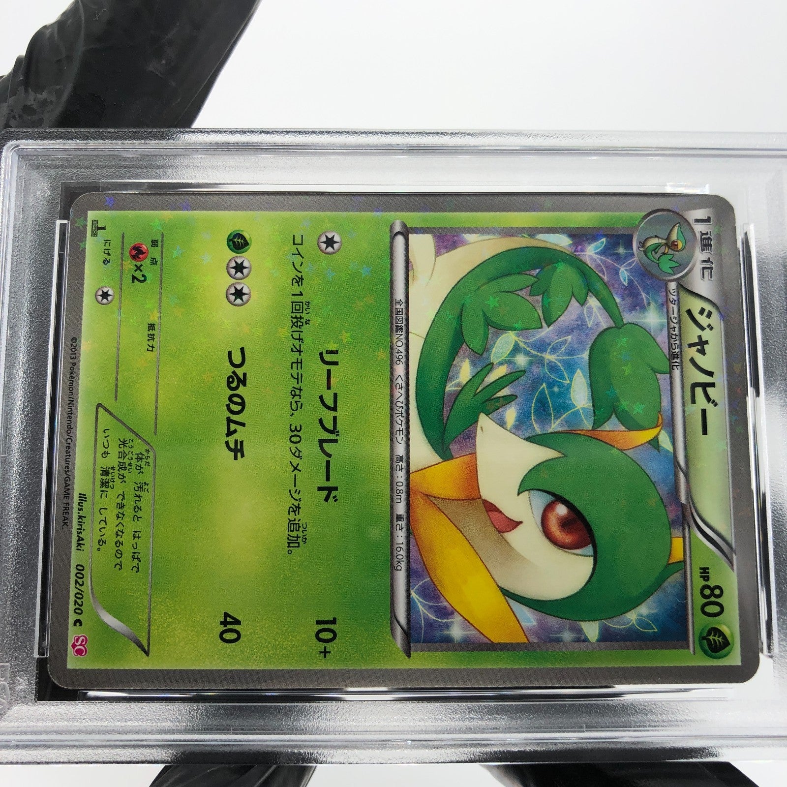 PSA 9 Pokemon Card Servine 002/020 1.Edition Shiny Collection Japanese Karte [9]
