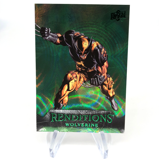 Marvel Card Wolverine 77 Green  /399 Fleer Upper Deck Renditions [NM]