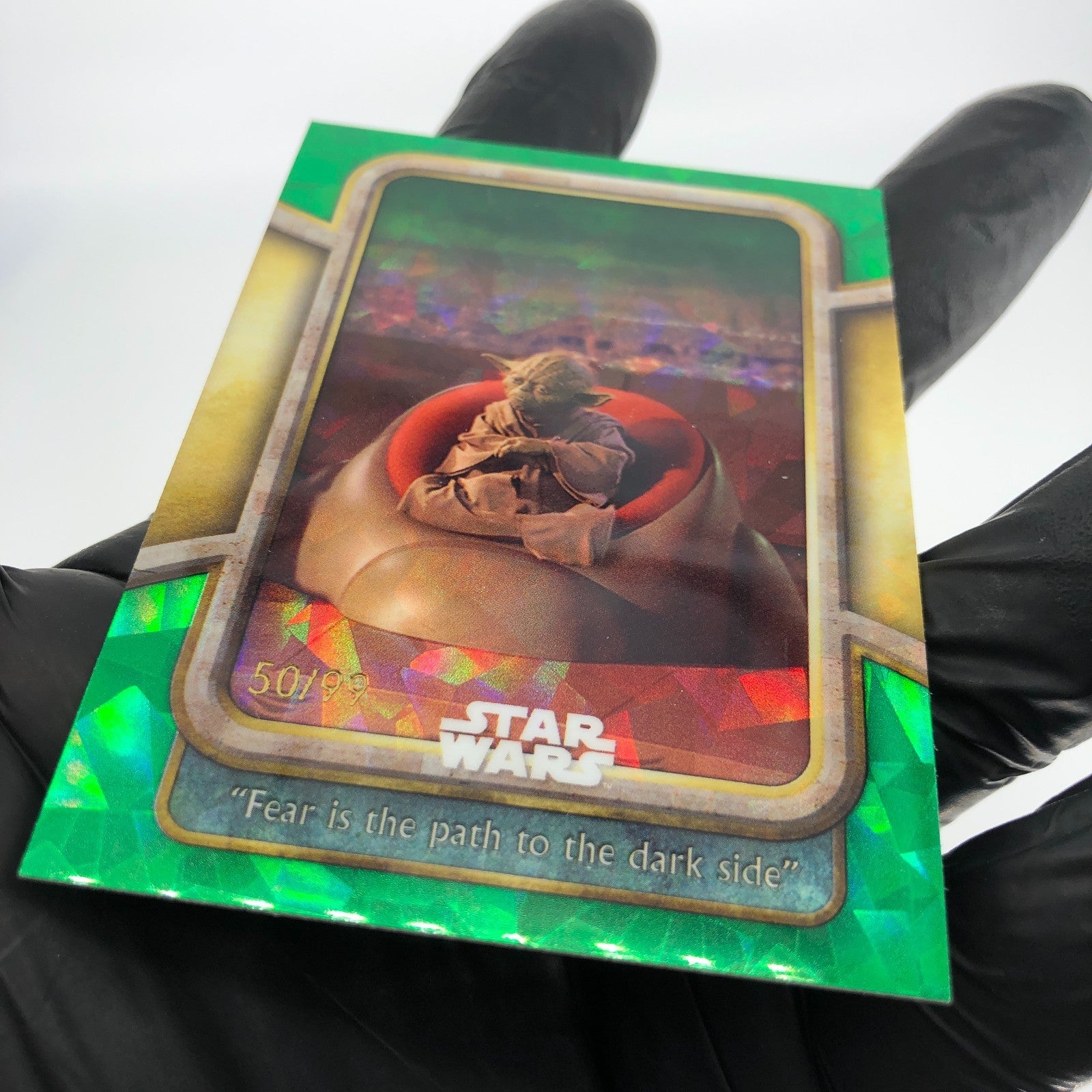 2024 Topps Star Wars Chrome Sapphire  Yoda 64 /99 Green [NM]