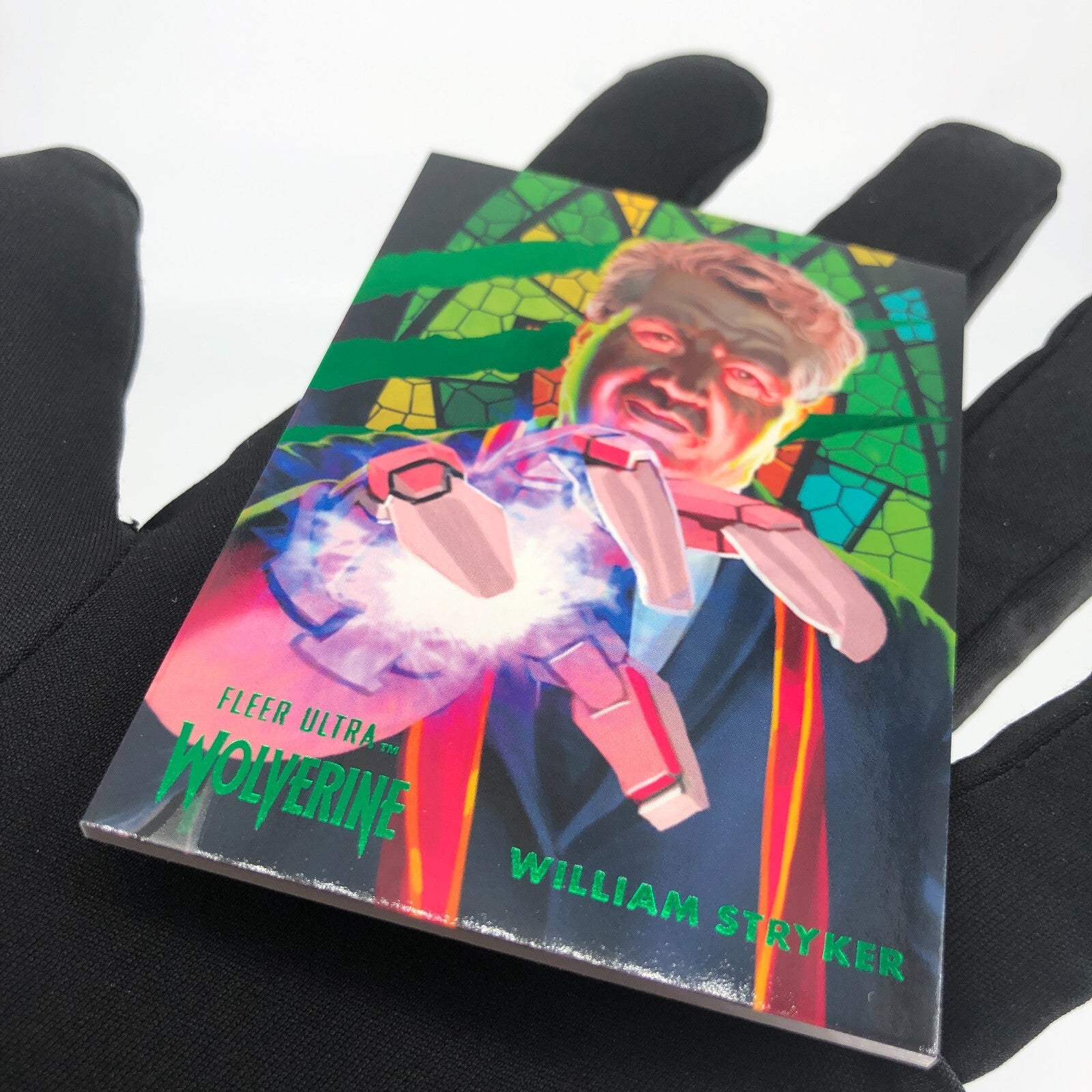 Marvel Card William Stryker 52 Green Fleer Upper Wolverine Ultra [A]