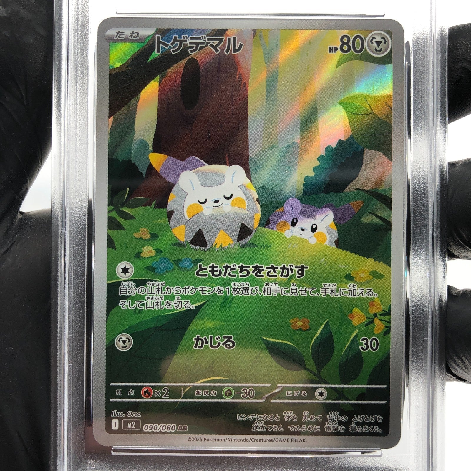 PSA 8 Pokemon Card Togedemaru 090/080 AR M2 Japanese Karte [8] 3