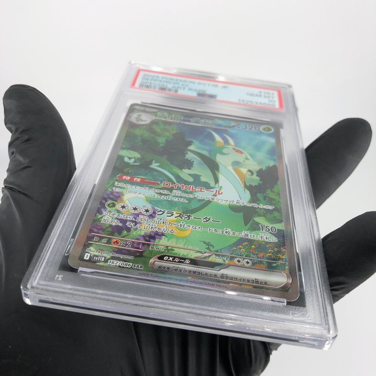 PSA 10 Pokemon Card Serperior 167/086 SAR SV11B Japanese Karte [10]