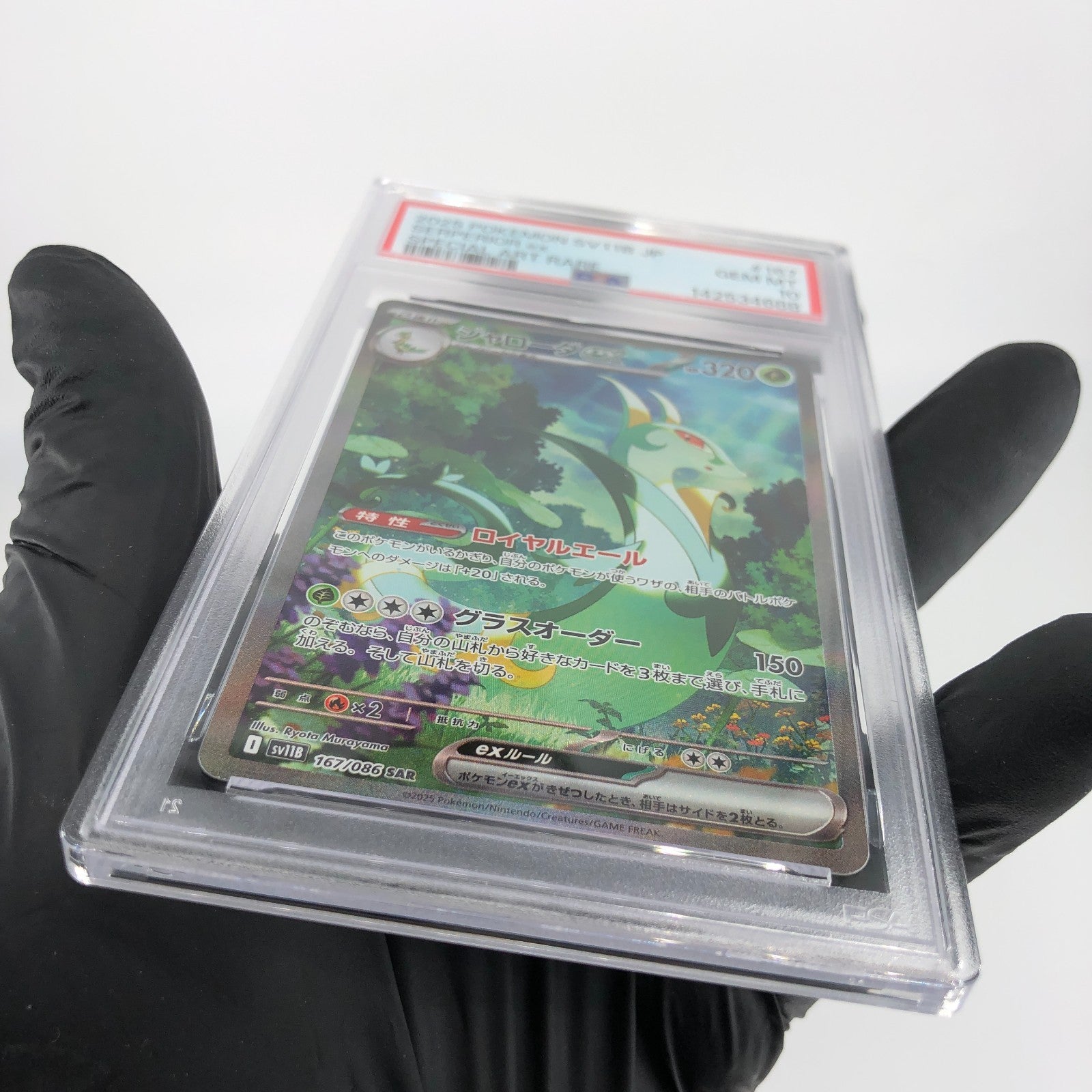 PSA 10 Pokemon Card Serperior 167/086 SAR SV11B Japanese Karte [10]