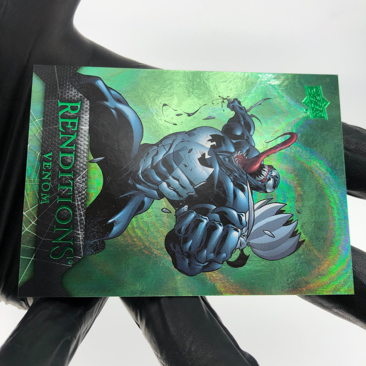Marvel Card Venom 24 Green  /399 Fleer Upper Deck Renditions [NM]