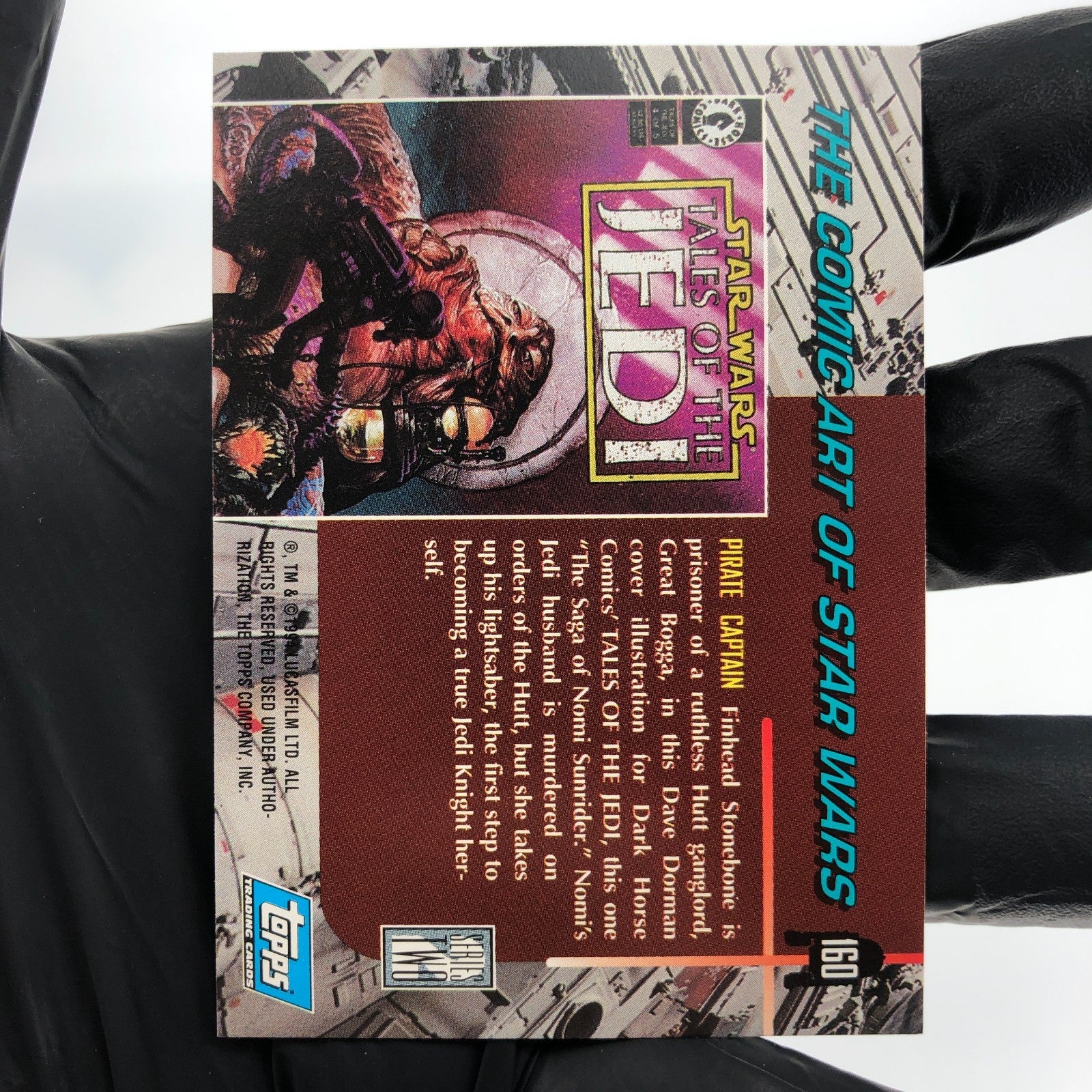 Star Wars Galaxy Card Jabba 160 The Art of Topps Vader 1994 [NM]