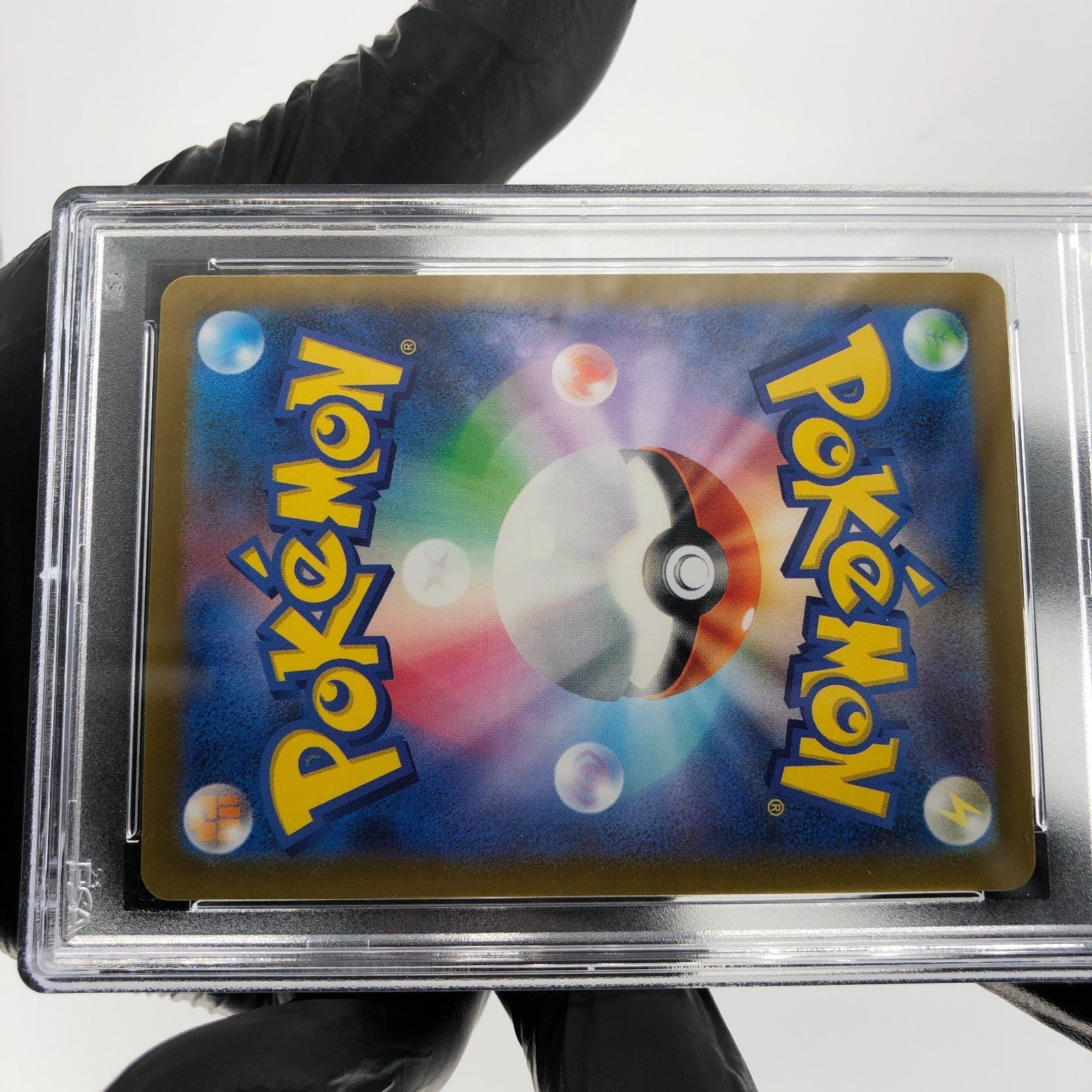 PSA 9 Pokemon Card Meowth 052/165 Masterball Holo SV2a Japanese Karte [9]