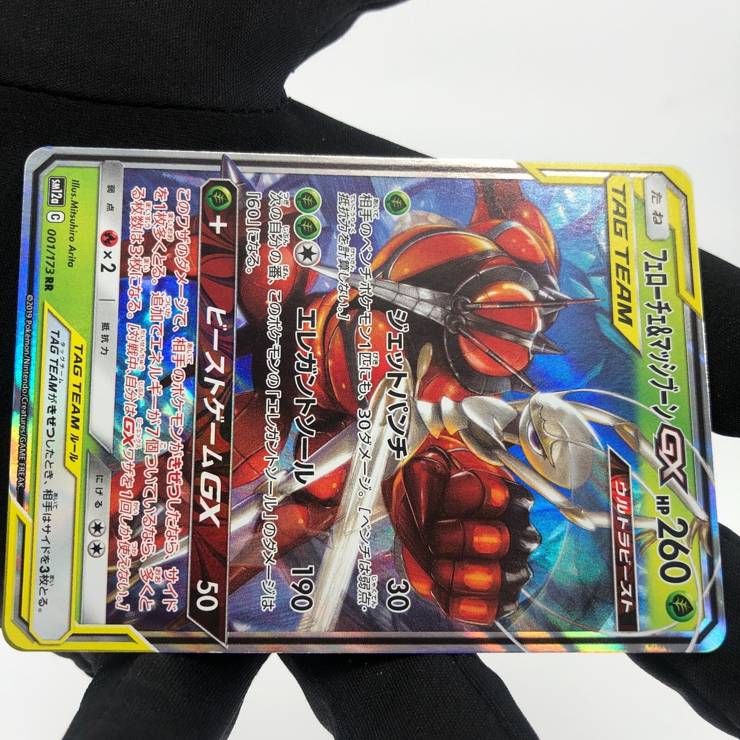 Pokemon Card Buzzwole GX 001/173 RR SM12a Japanese Karte [Mint]