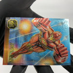 Marvel Card Iron Man 3 of 12 Chromium Flair 1995 Fleer Upper Deck [NM]