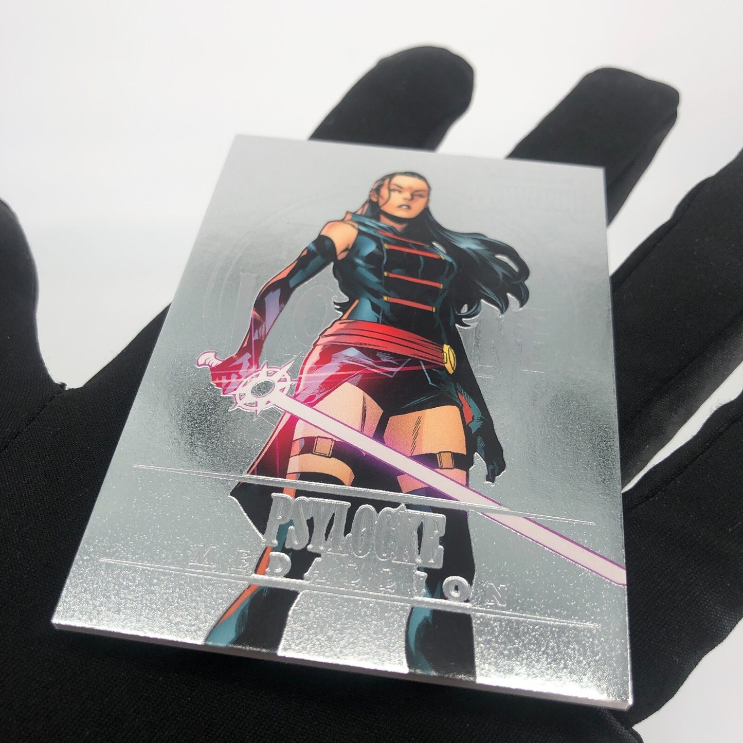 Marvel Card Psylocke M-36 Medallion Fleer Upper Deck Wolverine Ultra [Rank A]