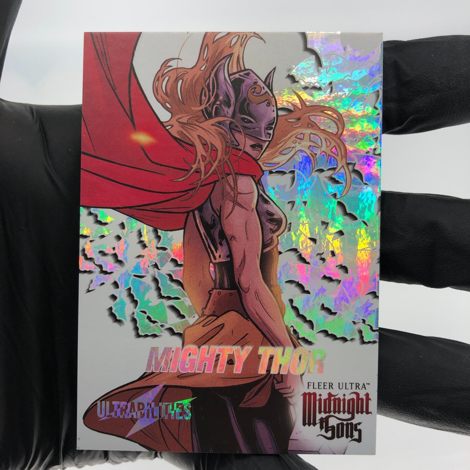 Marvel Card Mighty Thor 17 of 30 UB Midnight Sons 2022 Fleer Upper Deck [NM]