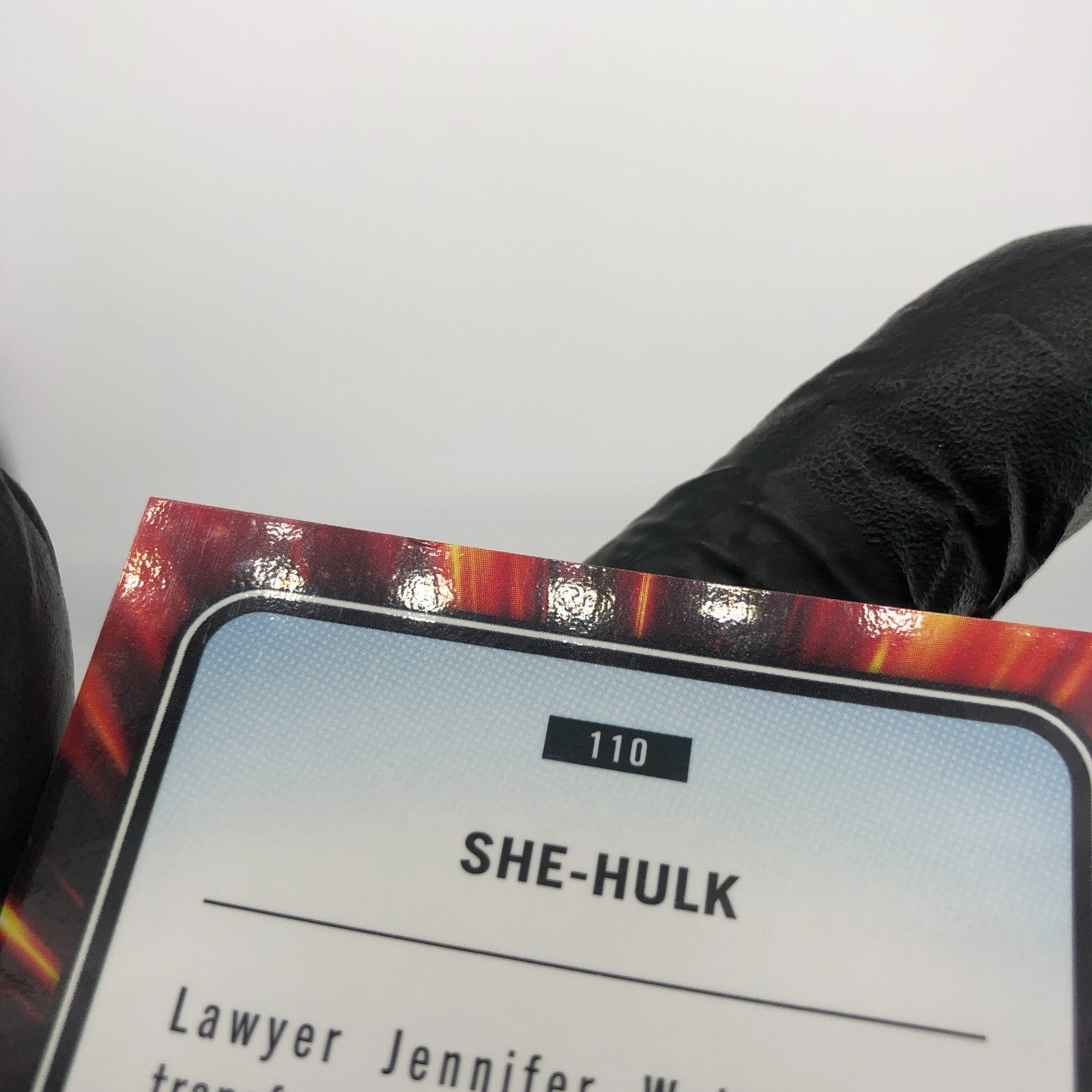 Marvel Card She-Hulk 110 Yellow Lava Refractor Topps Chrome 2025 [NM]