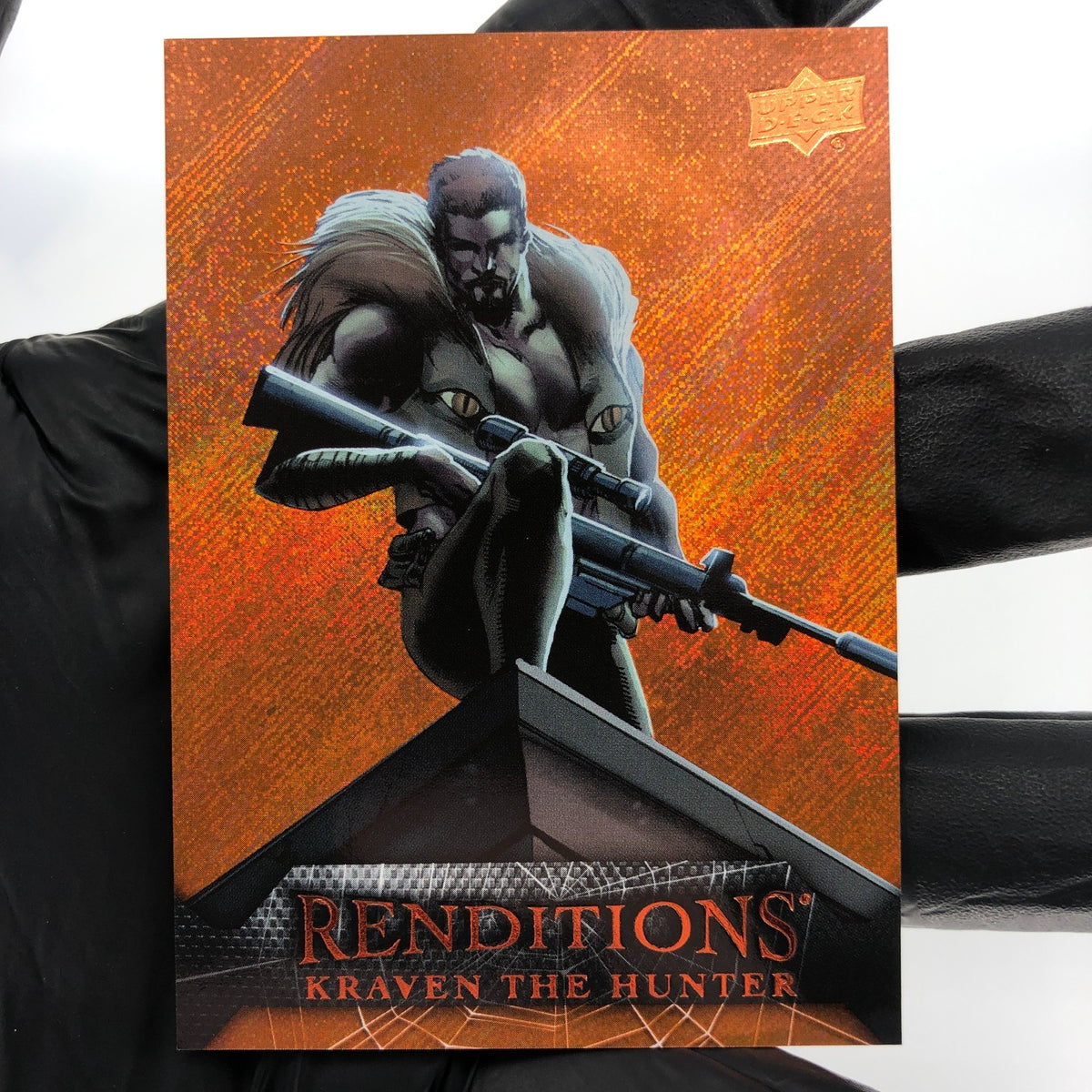 Marvel Card Kraven 9 Orange  /299 Fleer Upper Deck Renditions [NM]