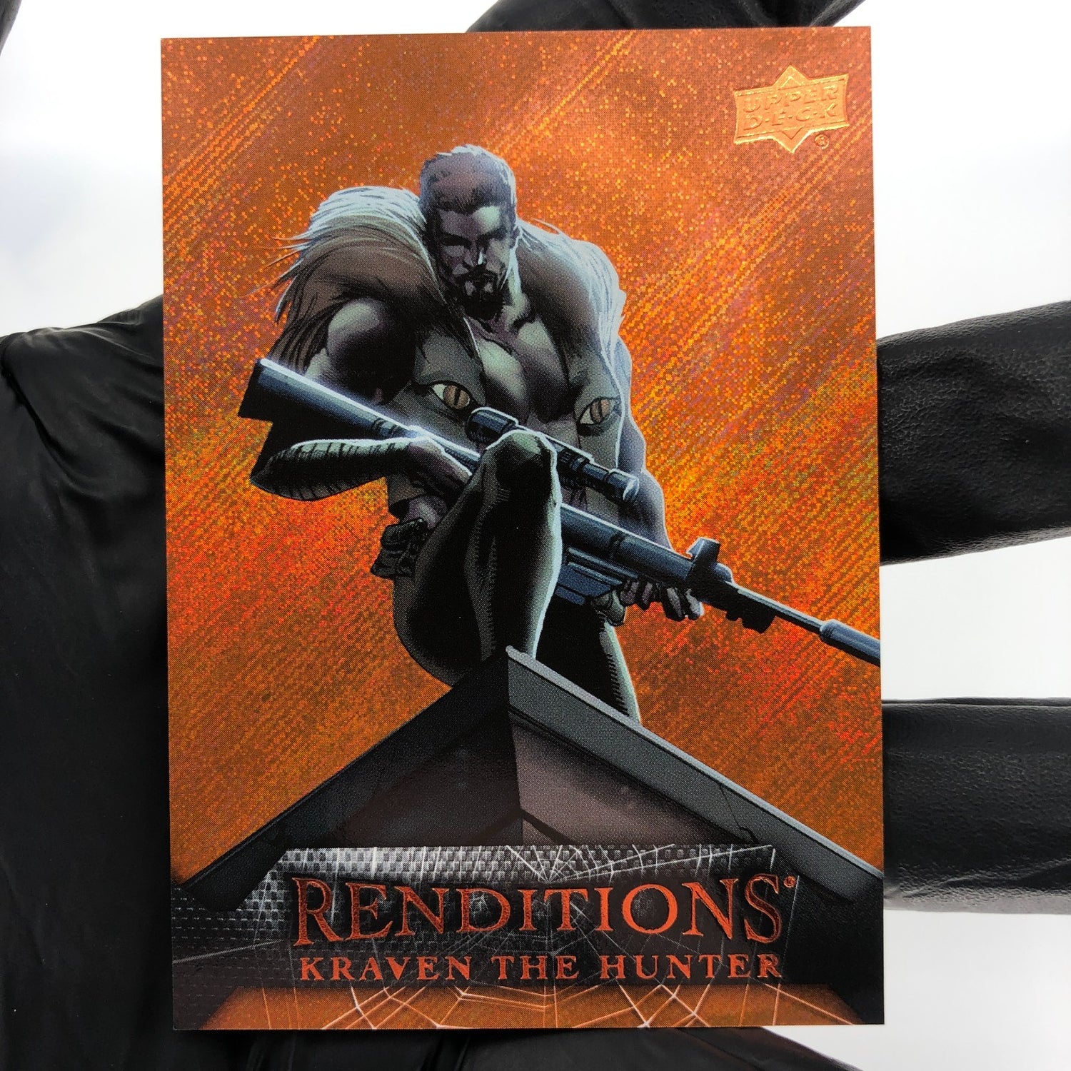 Marvel Card Kraven 9 Orange  /299 Fleer Upper Deck Renditions [NM]