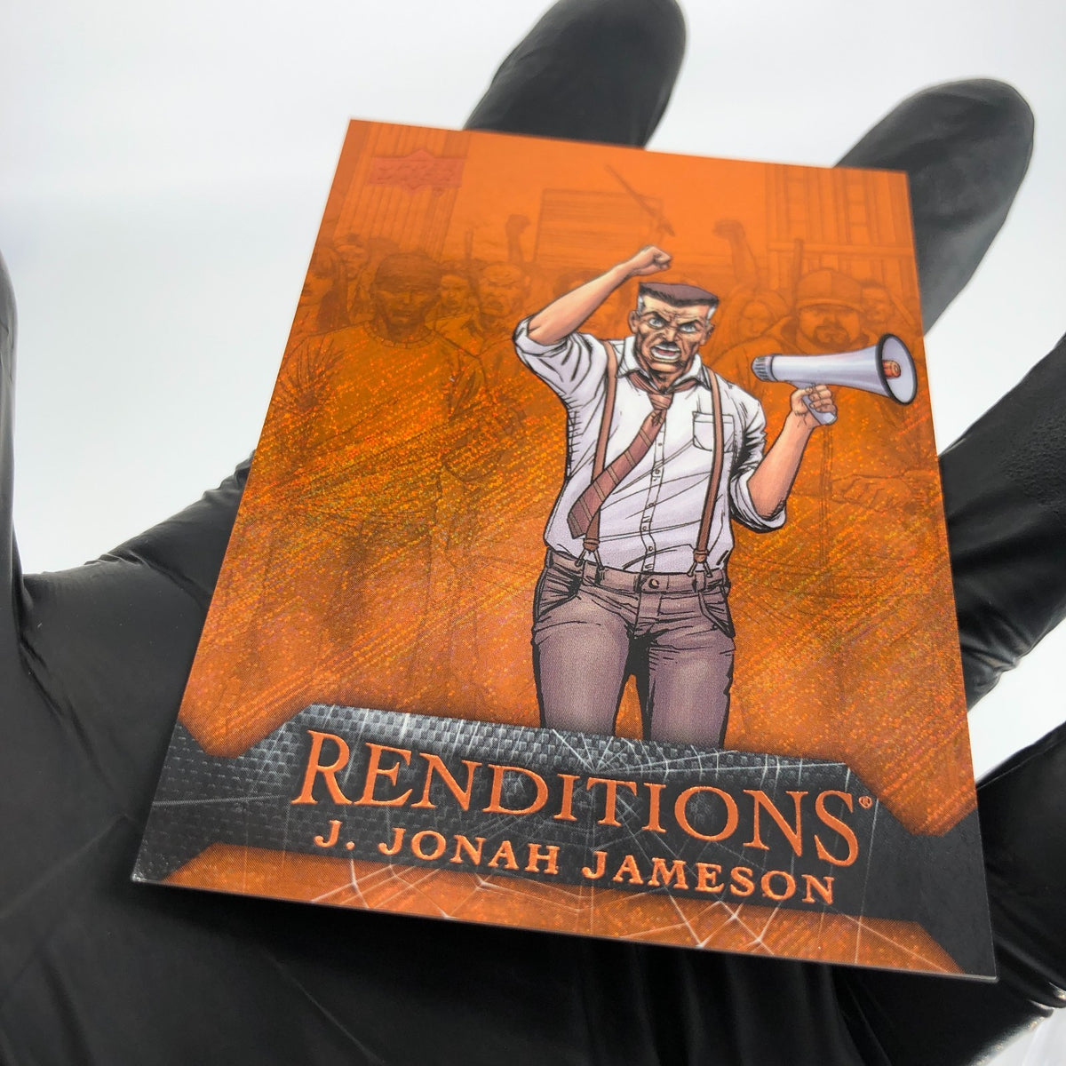 Marvel Card J. Jonah Jameson 58 Orange /299 Upper Deck Renditions [NM]