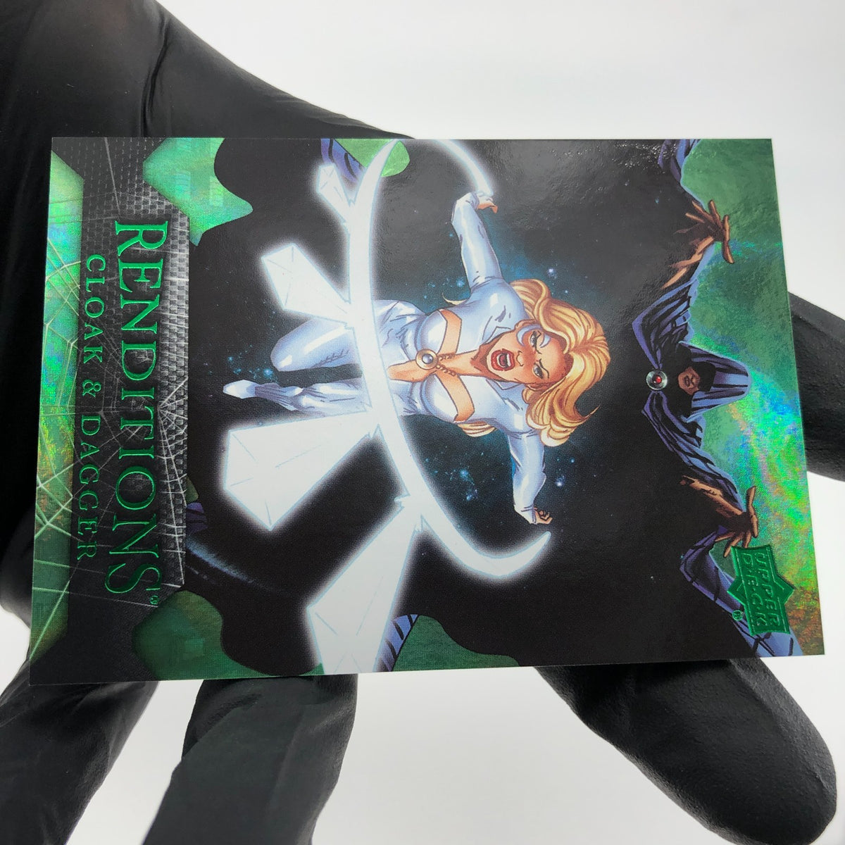 Marvel Card Cloak & Dagger 84 Green  /199 Fleer Upper Deck Renditions [NM]