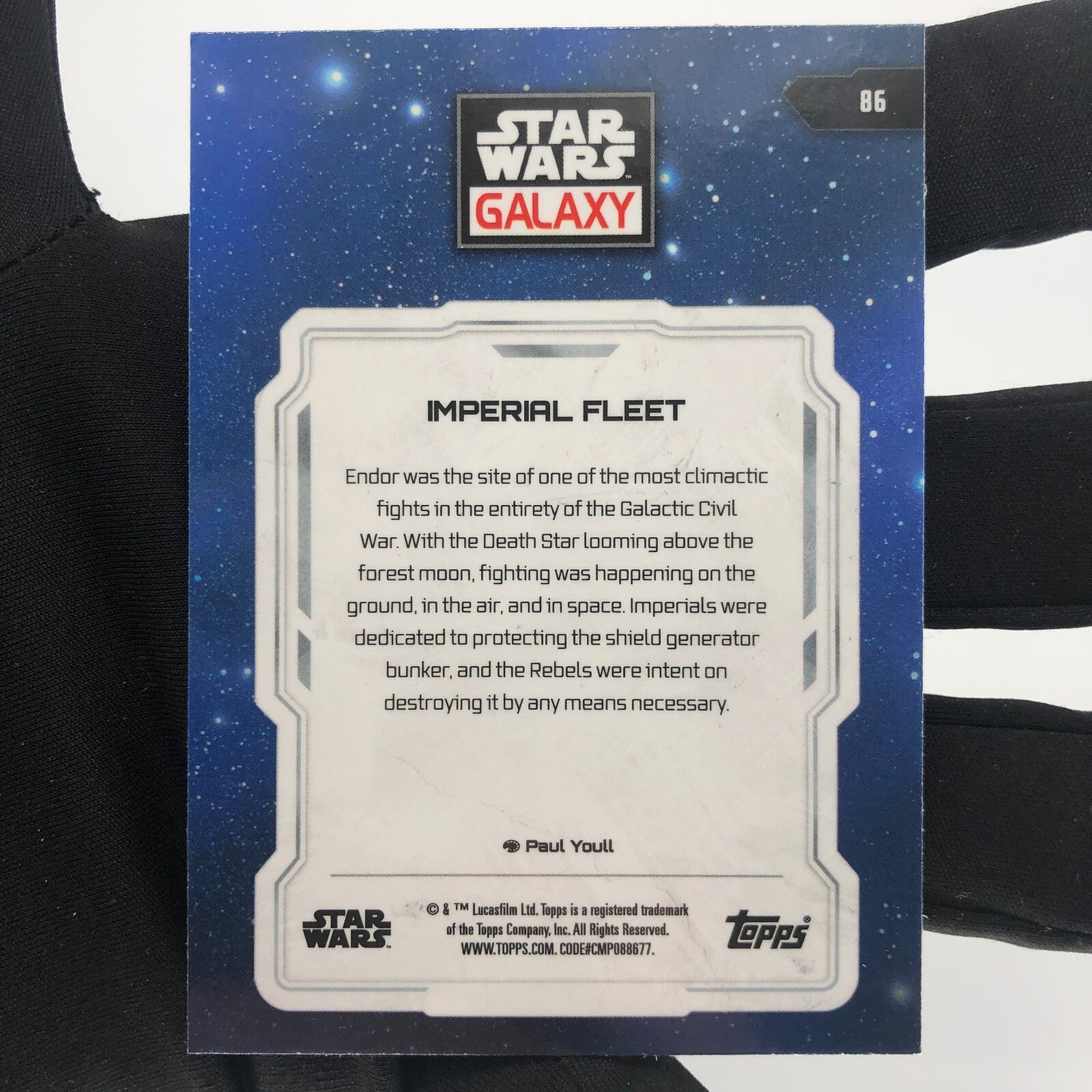 Star Wars Galaxy 2024 Imperial Fleet 86 Base Topps Chrome [Rank A]
