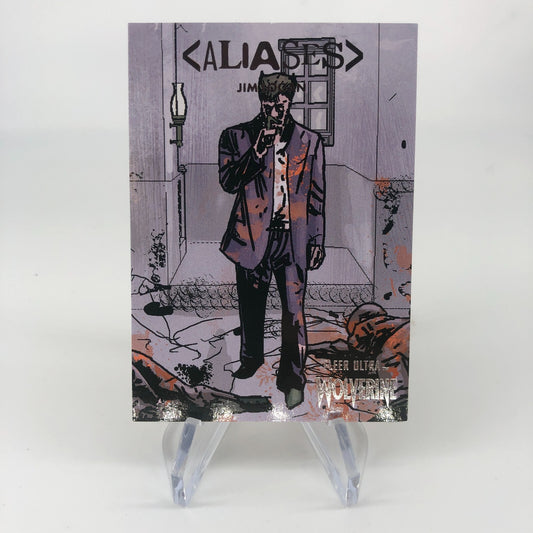 Marvel Card Jim Logan A-17 Aliases Fleer Upper Deck Wolverine Ultra [Rank A]