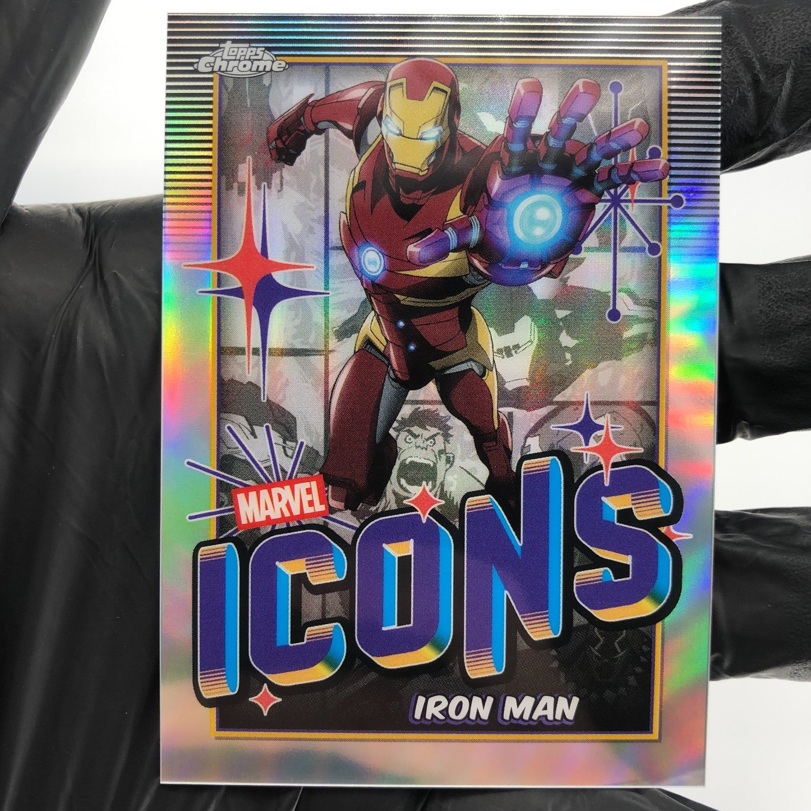 Marvel Card Iron Man MI-7 Icons Topps Chrome 2025 [NM]